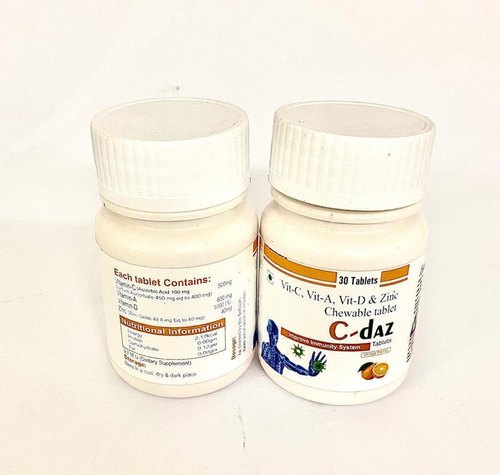 C-Daz Vitamin A, for Hospital, Packaging Type : Bottle