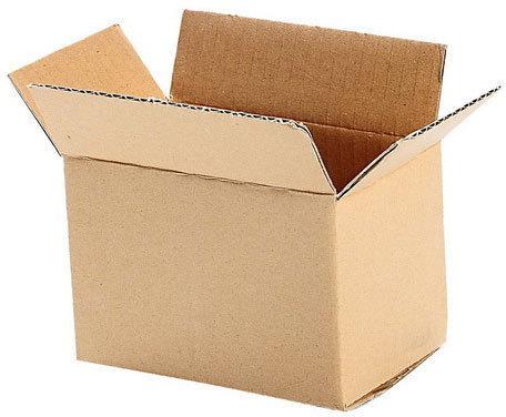 Rectangular 3 Ply Corrugated Box, Color : Brown