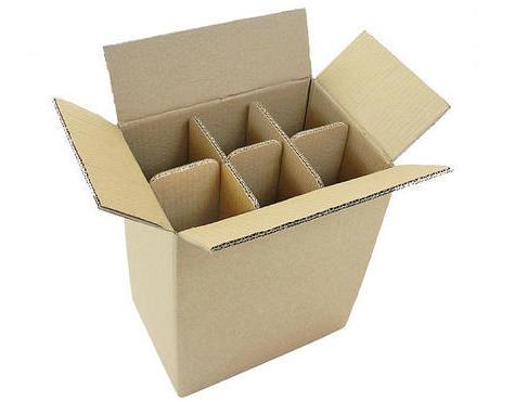 Plain Bottle Packaging Corrugated Box, Paper Type : Craft Paper