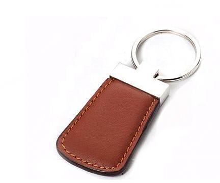 Cosmus Leather Stylish Keychain, Pattern : Plain