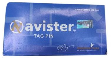 Plastic Tag Pin, Color : White