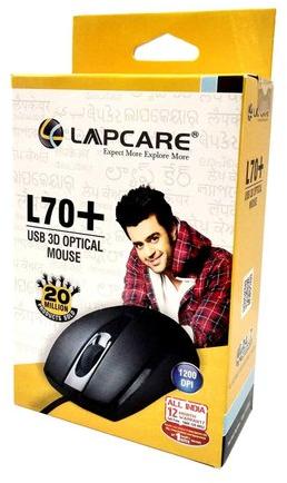Lapcare Optical Mouse, Color : Black