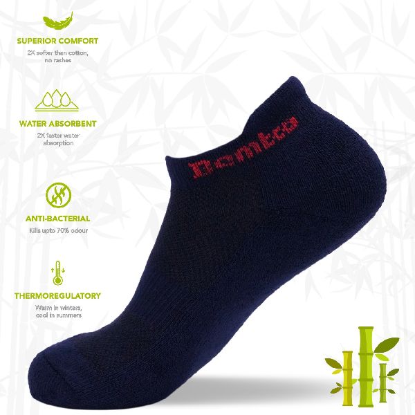 Black Brands Only Bamboo Socks, Gender : Female, Kids, Male