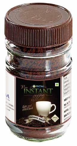 RCM Pure Instant Coffee, for Hot Beverages, Form : Powder