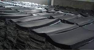 Black reclaim rubber, Width : 100-500mm