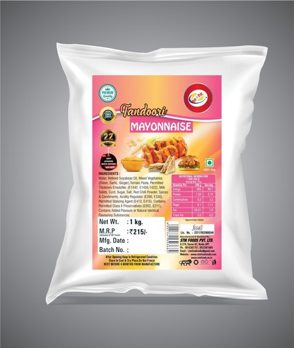 Tandoori Mayonnaise, Packaging Type : 1 kg Pouch
