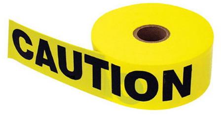 LDPE Barricade Tape, Color : Yellow