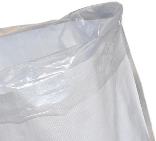 Plastic Liner Packaging Bag, Color : White