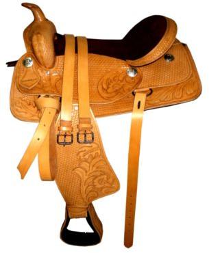 Article No. SI-1025 Leather Western Saddles