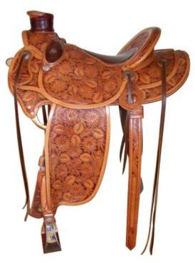 Article No. SI-1063 Leather Western Saddles