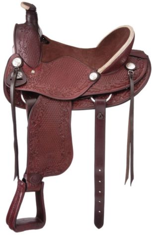Article No. SI-1201 Leather Western Saddles