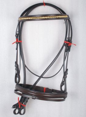 Article No. SI-330 T Leather Bridles, Size : Full, Cob, Pony