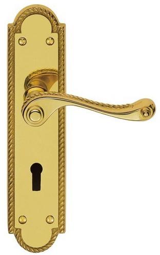 Brass Lever Lock Door Handle