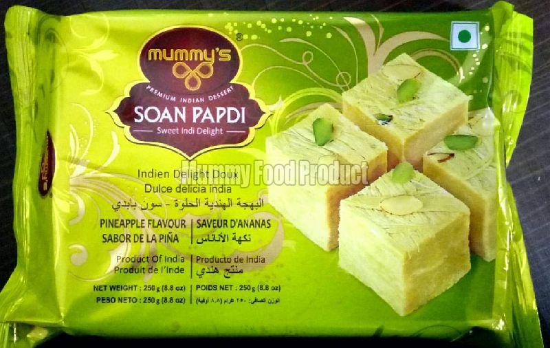 Mummys Pineapple Soan Papdi, Packaging Size : 250Gms, 500Gm
