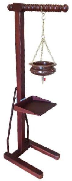 Wooden Shirodhara Stand with Headrest