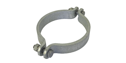 Matte SS Pole Clamps, for Industrial, Commercial