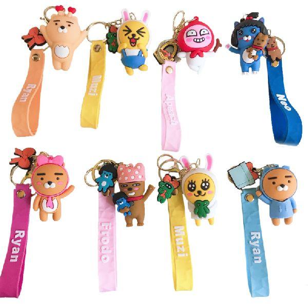 korean cartoon doll key chain gift