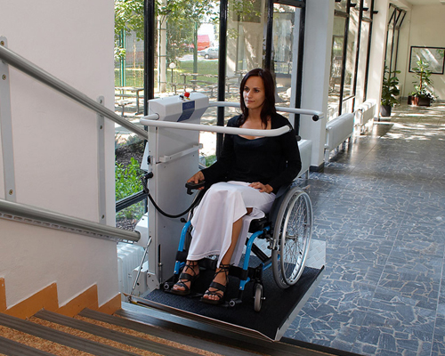 Terry Inclined Wheelchair Platform Stair Lift