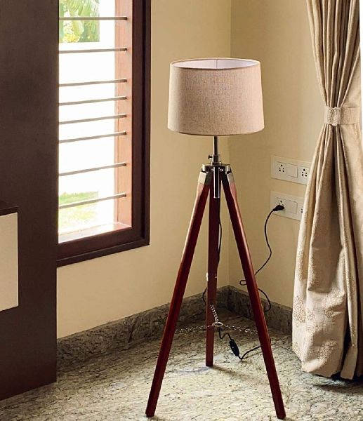 Plain Wood Floor Shade Lamp, Feature : Attractive Pattern, Decorative, Low Power Consumption