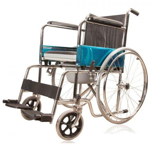 Foldable wheelchair, Weight Capacity : 90 kgs.