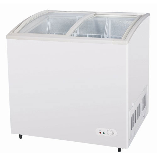 Glass Top Deep Refrigerator, Voltage : Upto 240 V5++