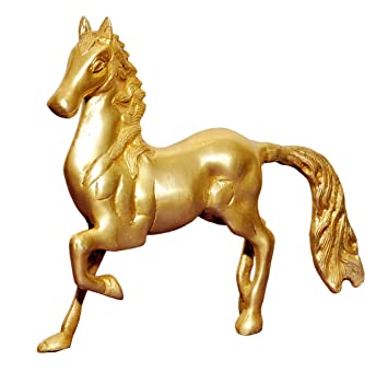 Polished Brass Animal Statue, for Decoration, Color : Golden