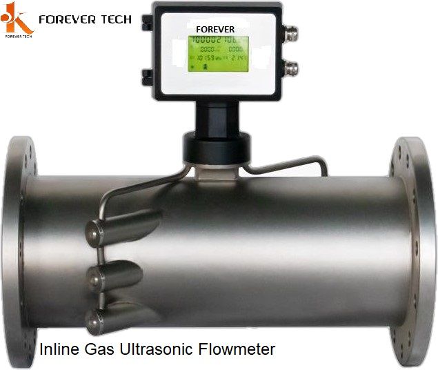Inline Ultrasonic Gas Flowmeter