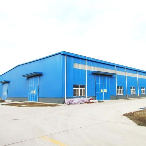 Mild Steel Prefabricated Factory Shed, for Kiosk, Warehouse, Shop, House