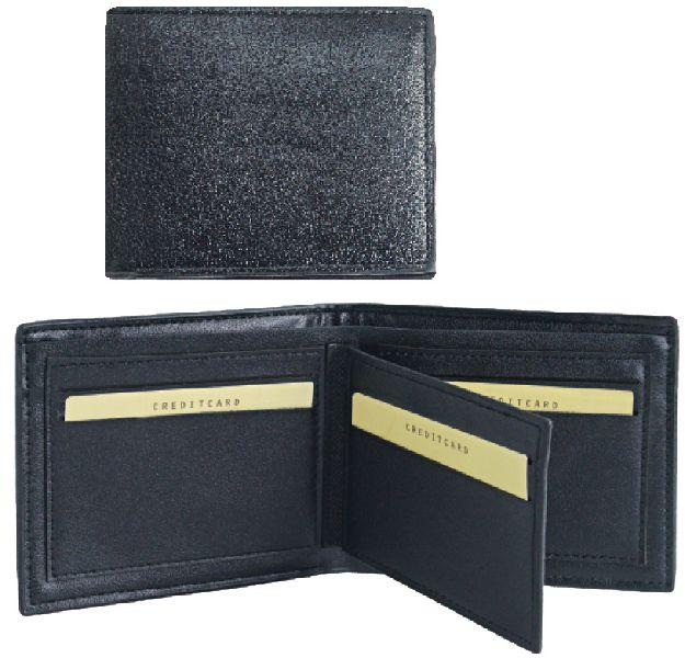 Polished leather wallet, for ID Proof, Gifting, Credit Card, Cash, Packaging Type : Plastic Packet