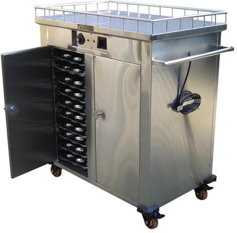 Hot Food Service Trolley, for Hospital, Hostel, School college mash, Office canteen