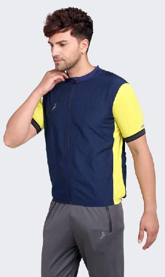 Plain Polyester Cycling Jersey For Gents, Size : M, XL, XXL