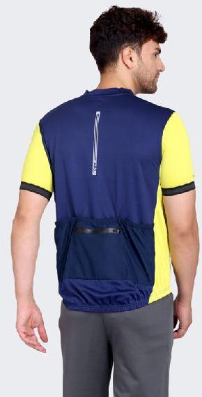 Plain Polyester Cycling Jersey For Men, Size : XL, XXL