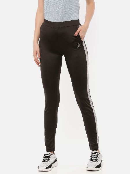 Polyester Plain Track Pants For Ladies, Style : Yoga Tighty