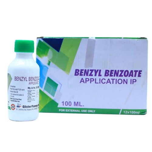 Benzyl benzoate lotion, Packaging Size : 12x100 ml