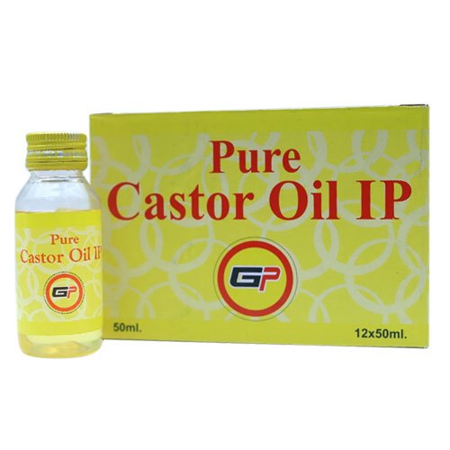 Glister Pharmaceuticals pure castor oil, Packaging Size : 12x50 ml.