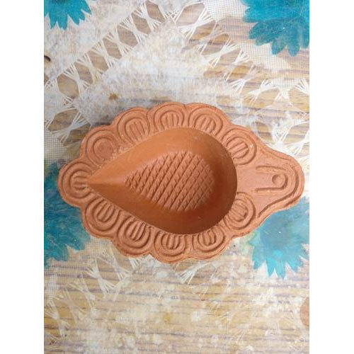 Clay Diwali Diya, for Interior Decor, Color : Brown