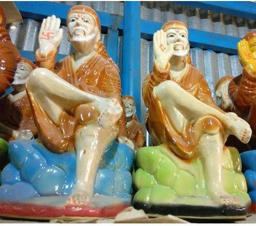 Ceramic Sai Baba Statue, Feature : Superior quality