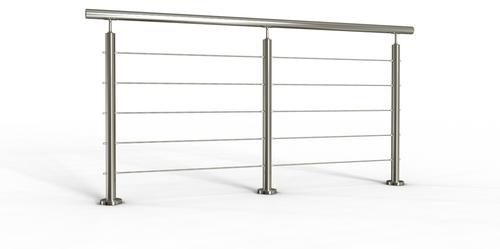 Steel International Stainless Steel Rope Handrail, Color : White
