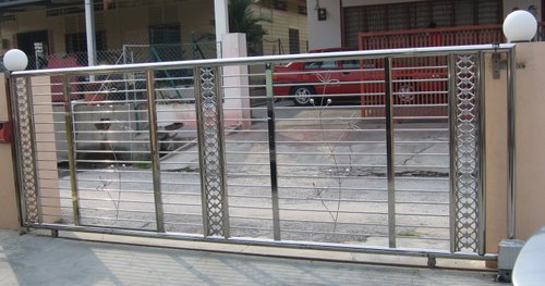 Stainless Steel SS Automatic Gate, Size : Customized