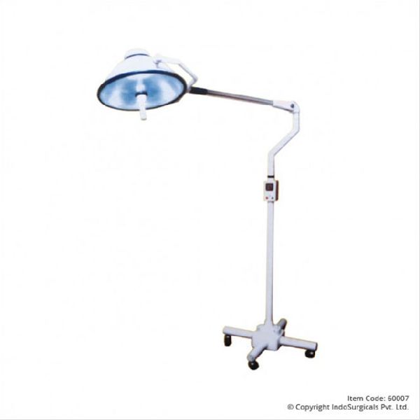 IndoSurgicals Halogen Mobile OT Light, Power : 24V-150 Watts.