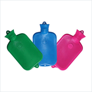 IndoSurgicals Rubber Hot Water Bottles, Color : Red, Blue, Green