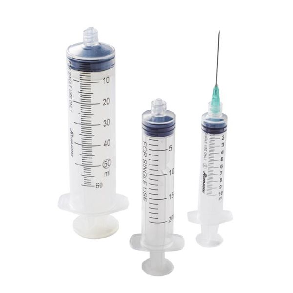 Luer Lock Syringe, Color : Transparent