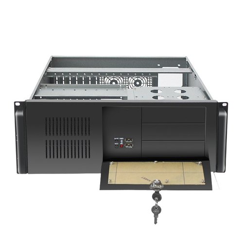  Rack Mount Chassis, Color : Black