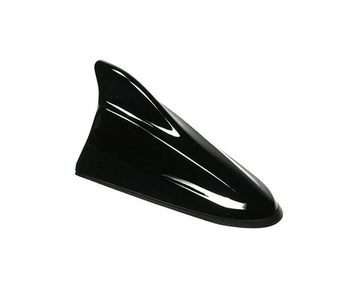 Black Auto Shark Fin Style Roof Top Antenna Mount with Radio Signal Universal Fit 