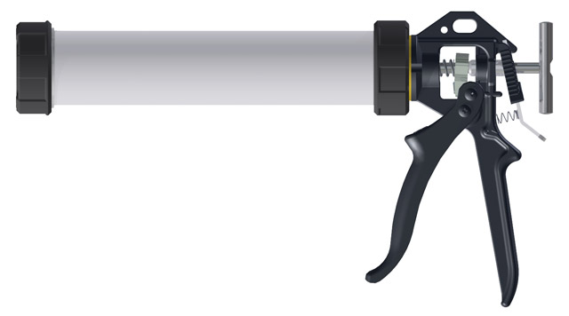COX PowerFlow Combi (Sealant Gun), Color : Black/Grey