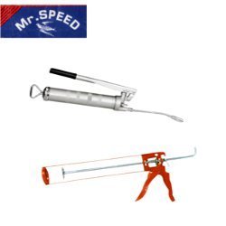 Pneumatic Polished Grease Gun, for Industrial Use, Capacity : 0.5kg, 1.5kg