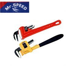 Coated Mild Steel Stillson Type Pipe Wrench, Size : 6 Inches, 8 Inches