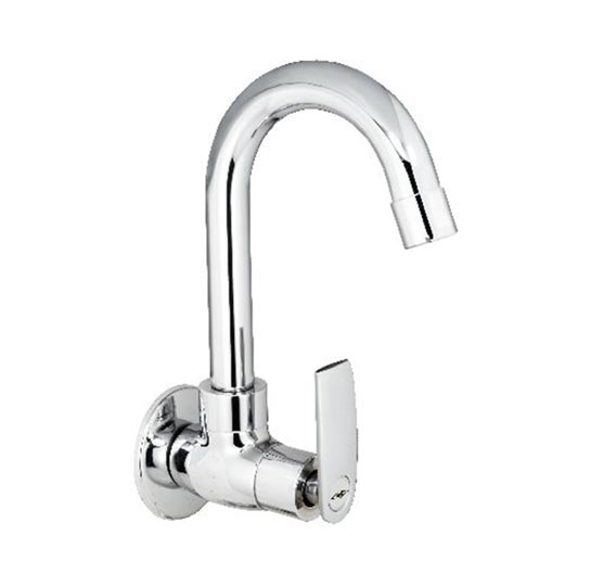 Trendz Sink Cock Pipe Faucet, for Kitchen, Color : Silver