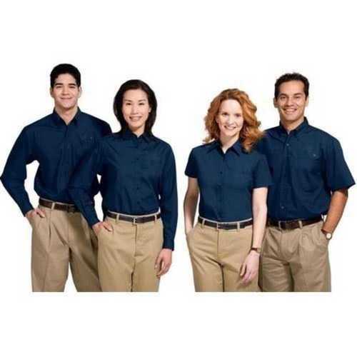 Plain Cotton corporate uniform, Size : S, XL, XXL