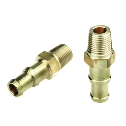 Round LPG Brass Hydraulic Nipple, for Gas Fittings, Feature : Durable
